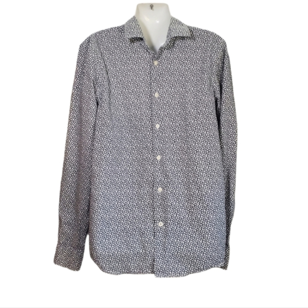 PERRY ELLIS slim fit dress shirt M